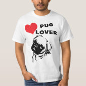 Big Pug Lover Value T-SHIRT | UNISEX (Voorkant)
