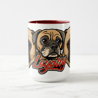 Big Pug Mug by Phil Elmore Mok