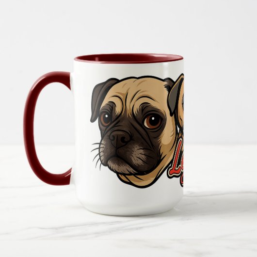 Big Pug Mug by Phil Elmore Mok (Links)