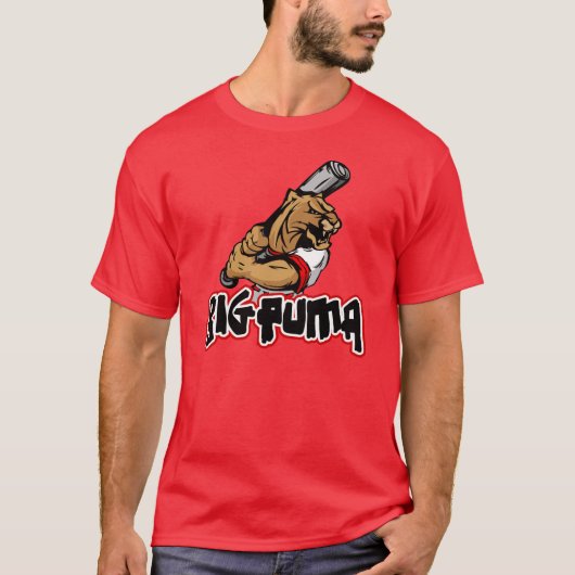 Big Puma Shirt - Rode Mannen (Voorkant)