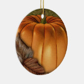 Big Pumpkin - Aangepaste versiering Keramisch Ornament (Rechts)