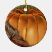 Big Pumpkin - Aangepaste versiering Keramisch Ornament (Voorkant)