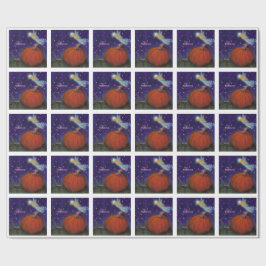 Big Pumpkin Fairy Custom Halloween Cadeaupapier