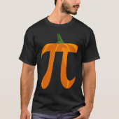 Big Pumpkin Pi Funny Geek Wiskunde Pun T-shirt (Voorkant)
