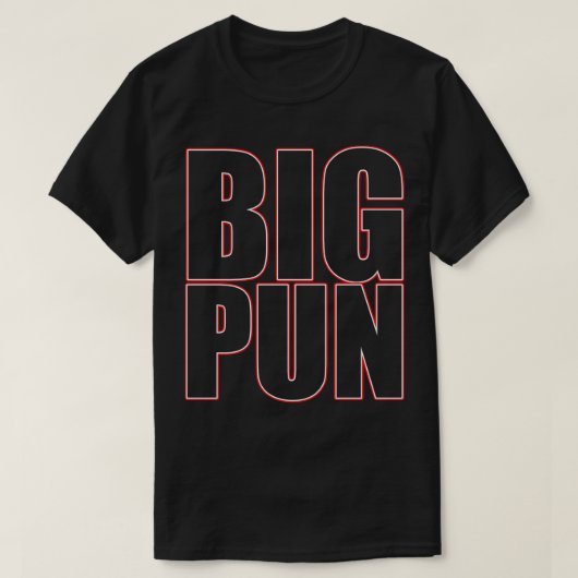 BIG PUN Hip Hop 90s Fan Art T-shirt (Design voorkant)