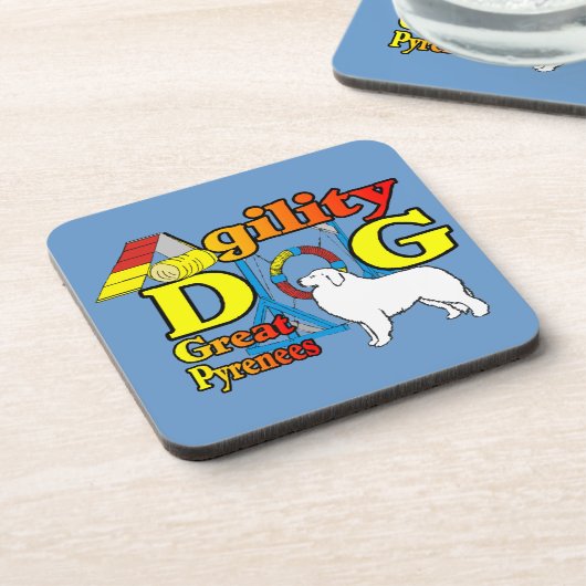 big_pyrenees_agility bier onderzetter (Linkerzijde)