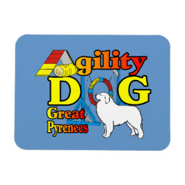 big_pyrenees_agility magneet