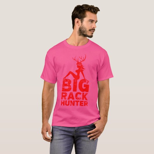 Big Rack Deer Hunter Shirt Funny Pro Hunters Gi (Voorkant volledig)