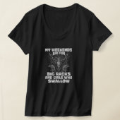 Big Racks en meisjes die slikken T-shirt (Laagn)