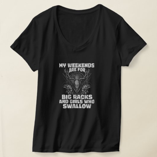 Big Racks en meisjes die slikken T-shirt (Laagn)