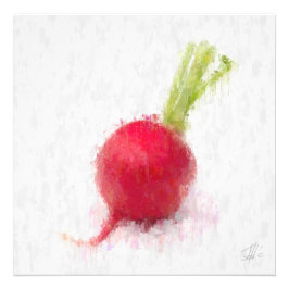 Big Radish Foto Afdruk