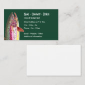 Big Rainbow Trout Fly Fisherman's Visitekaartje (Voorkant / Achterkant)