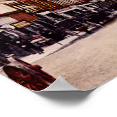 Big Rapids Michigan Michigan Avenue Poster (Hoek)