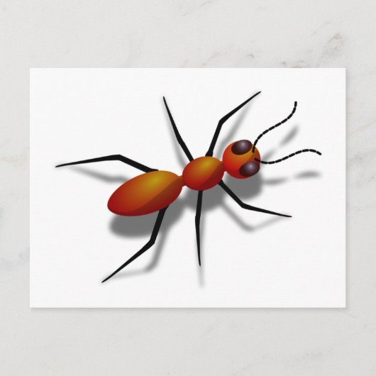 Big Red Ant Briefkaart (Voorkant)