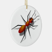 Big Red Ant Keramisch Ornament (Rechts)