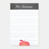 Big Red Apple Grade School docent gelinkt Post-it® Notes (Voorkant)