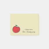 Big Red Apple op maat Post-it® Notes (Voorkant)