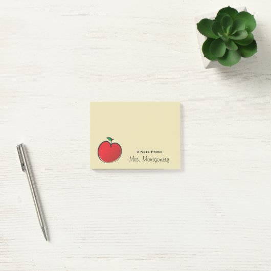 Big Red Apple op maat Post-it® Notes (Kantoor)