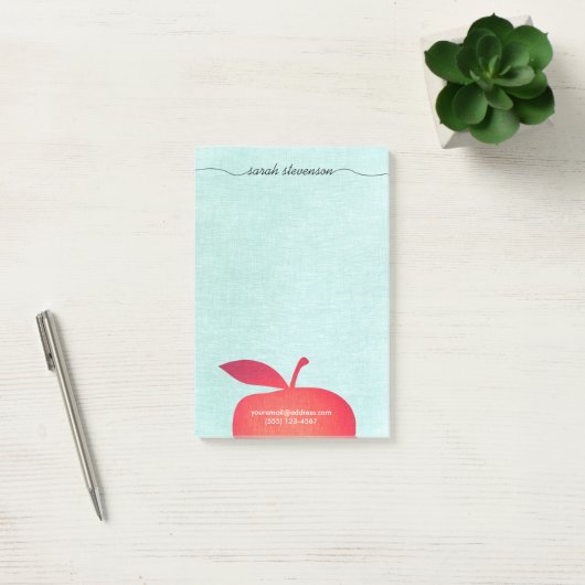 Big Red Apple School Post-it® Notes (Kantoor)