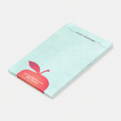 Big Red Apple School Post-it® Notes (Schuin)