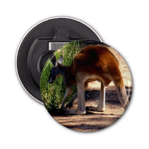 Big Red Australian Kangaroo Magnetic Bottle Opener