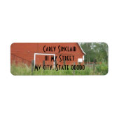 Big Red Barn Etiket (Voorkant)