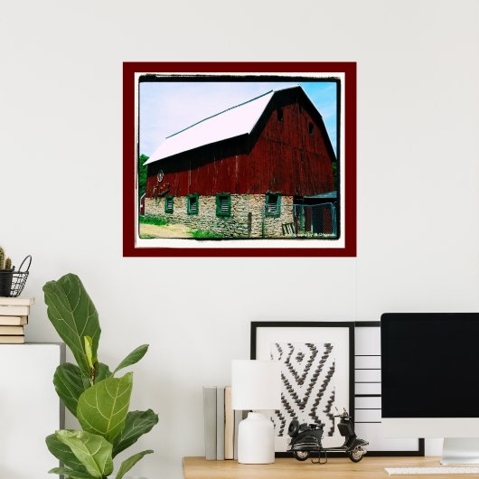 Big Red Barn poster (Thuiskantoor)