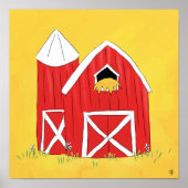 Big Red Barn Poster (Voorkant)