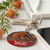 Big Red bespaart ons Sleutelhanger in het wild (Zijkant)