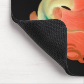 Big Red Betta Fish Mousepad Muismat (Hoek)