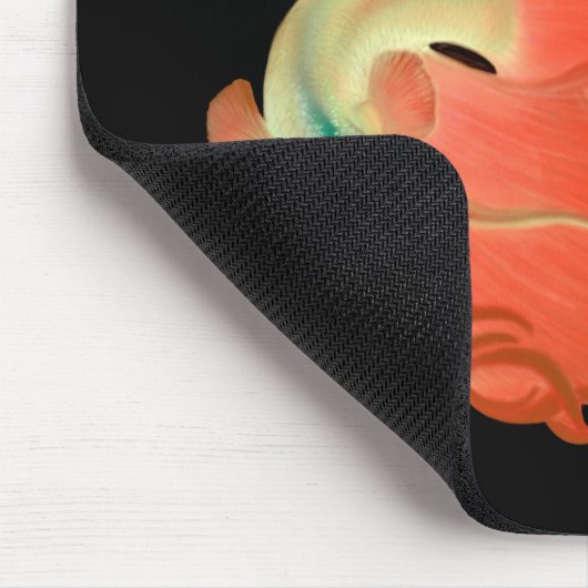 Big Red Betta Fish Mousepad Muismat (Hoek)