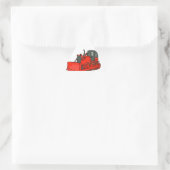 Big Red Bulldozer Sticker (Tas)