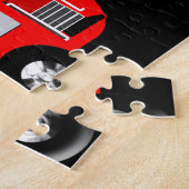 Big Red Bus Cute Speciaal Kind Legpuzzel (Zijkant)