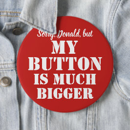 Big Red Button sarcasme - aanpasbaar