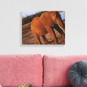 Big Red Canvas Afdruk (Insitu (Woonkamer))