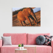 Big Red Canvas Afdruk (Insitu (Woonkamer))