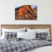 Big Red Canvas Afdruk (Insitu (Slaapkamer))