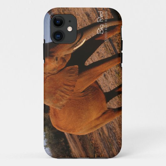 Big Red Case-Mate iPhone Case (Achterkant)