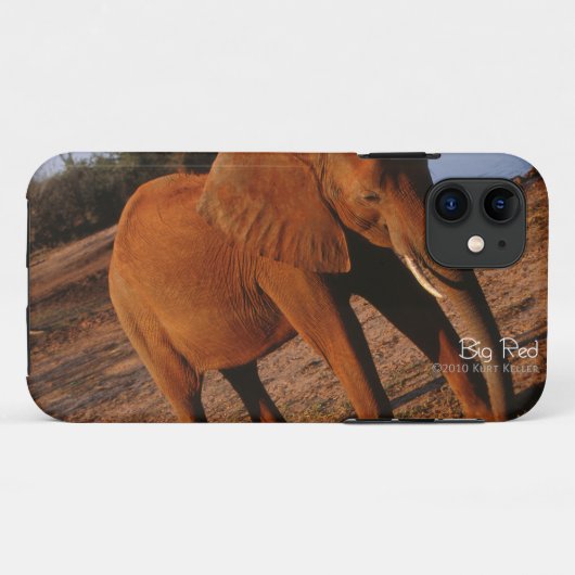 Big Red Case-Mate iPhone Case (Achterkant (horizontaal))