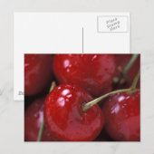 Big Red Cherries Briefkaart (Voorkant / Achterkant)