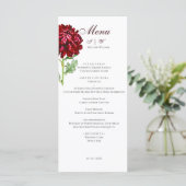 Big Red Chrysanthemum 2 Menu (Staand voorkant)