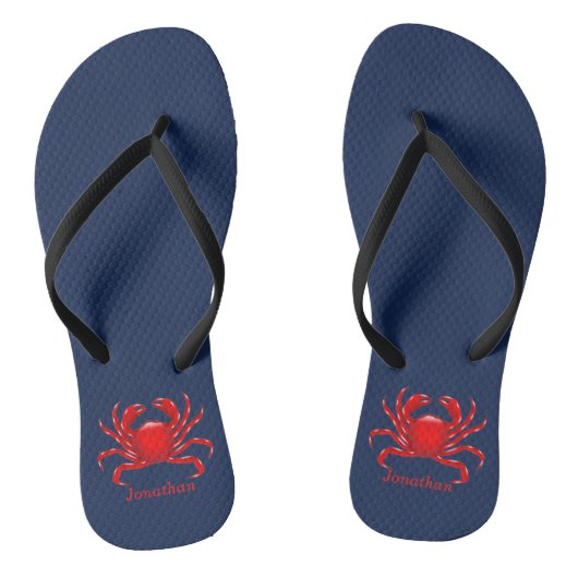 Big Red Crab Terug naar School Dorm Essentials Teenslippers (Voetbed)
