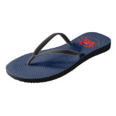 Big Red Crab Terug naar School Dorm Essentials Teenslippers (Schuin)