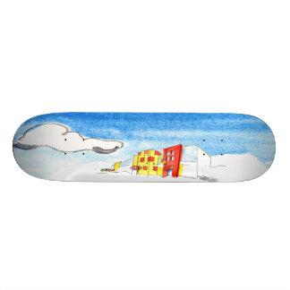 Big Red door @DuPage Kindermuseum Persoonlijk Skateboard