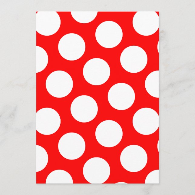 Big Red en White Polka Dots (Voorkant)