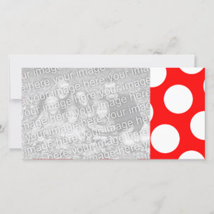 Big Red en White Polka Dots