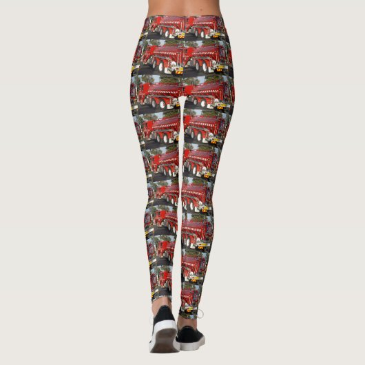 Big Red Fire Engine, Leggings (Achterkant)