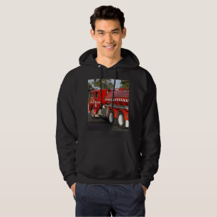 Big_Red Fire Engine, Mannen zwart overtrokken swea Hoodie