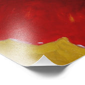 Big Red Floral Poster (Hoek)