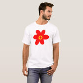 Big Red Flower T-shirt (Voorkant volledig)